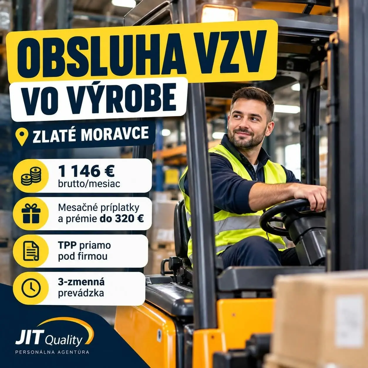 OBSLUHA VZV VO VÝROBE